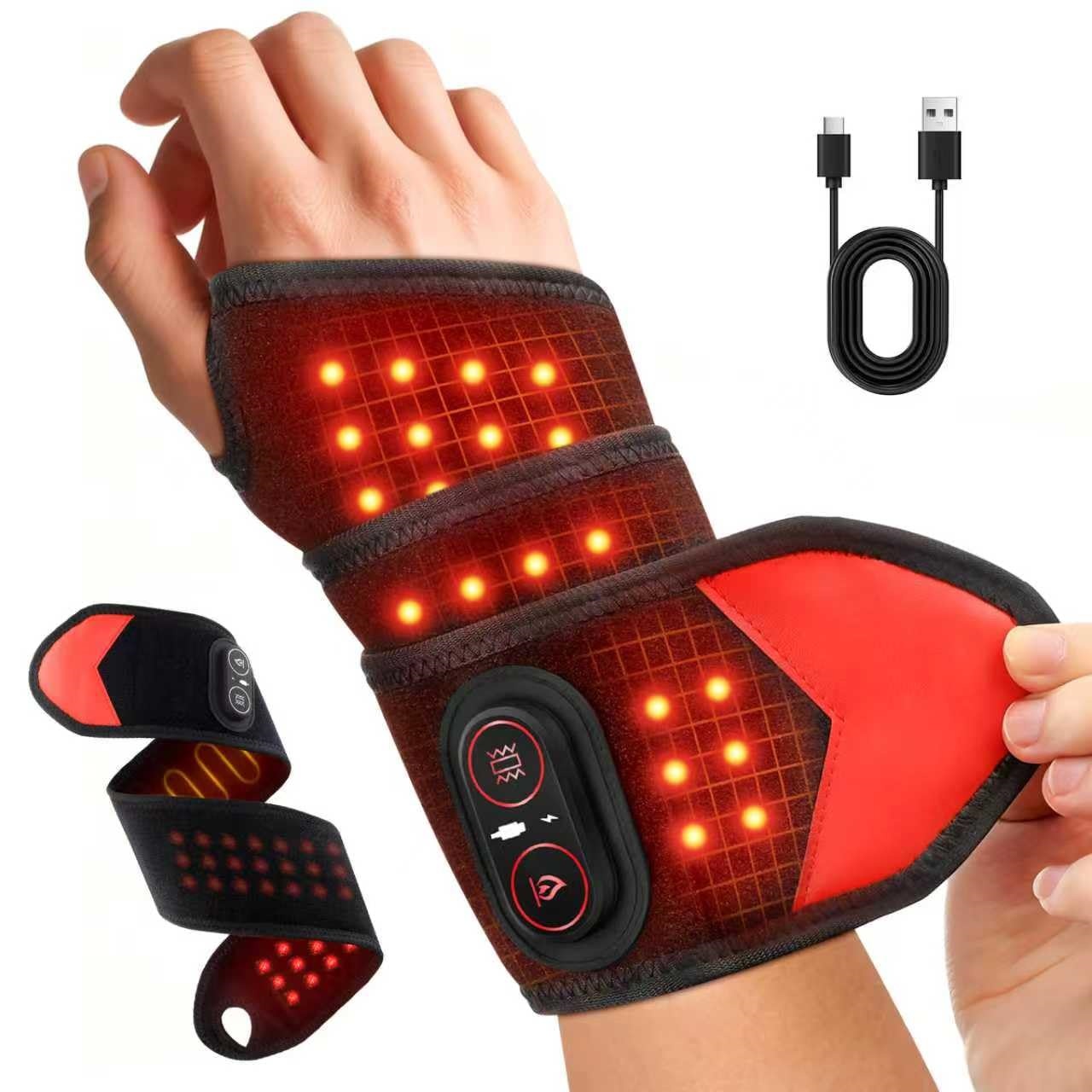 Wrist Wraps - Fascia Portatile per Terapia a Luce