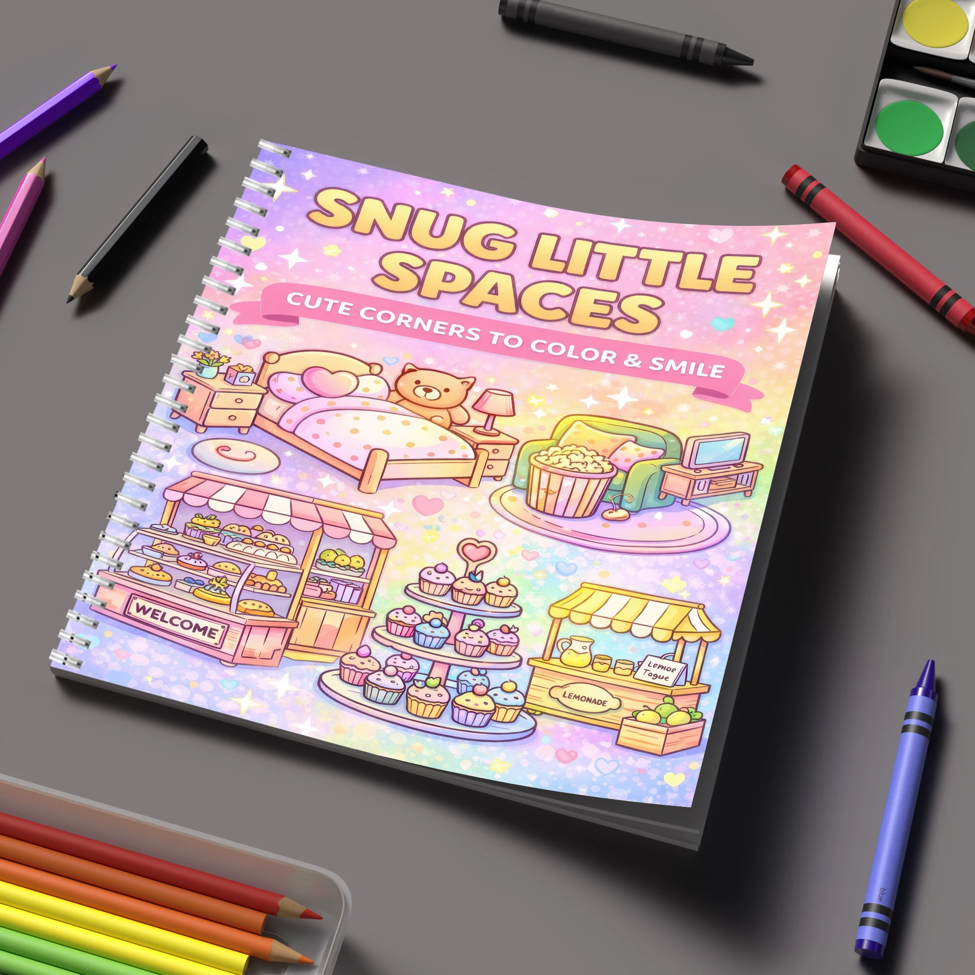 Chalk Bag - Libro da colorare Little Spaces per