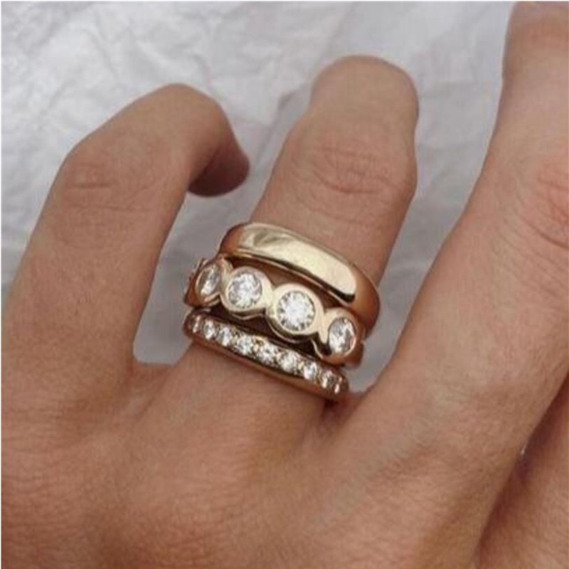 Gymnastic Ring - ORZTOON Moda 2024 Nuovo Intarsio Geometrico