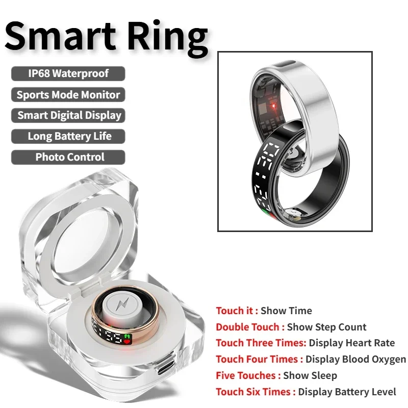 Gymnastic Ring - SR08 Anello intelligente per uomo Donna