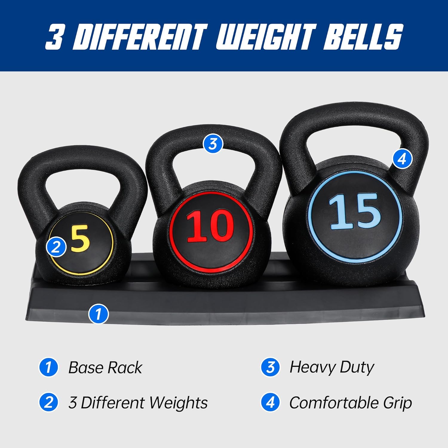 Kettlebell - IUNNDS Kettlebell Universale per Allenamento Fitness