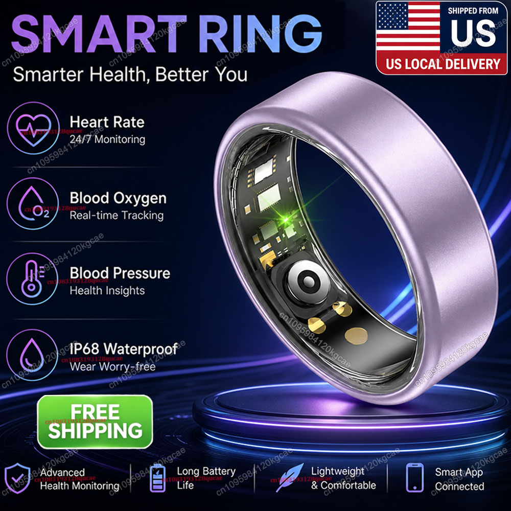 Gymnastic Ring - Anello Intelligente con Monitoraggio Frequenza Cardiaca,