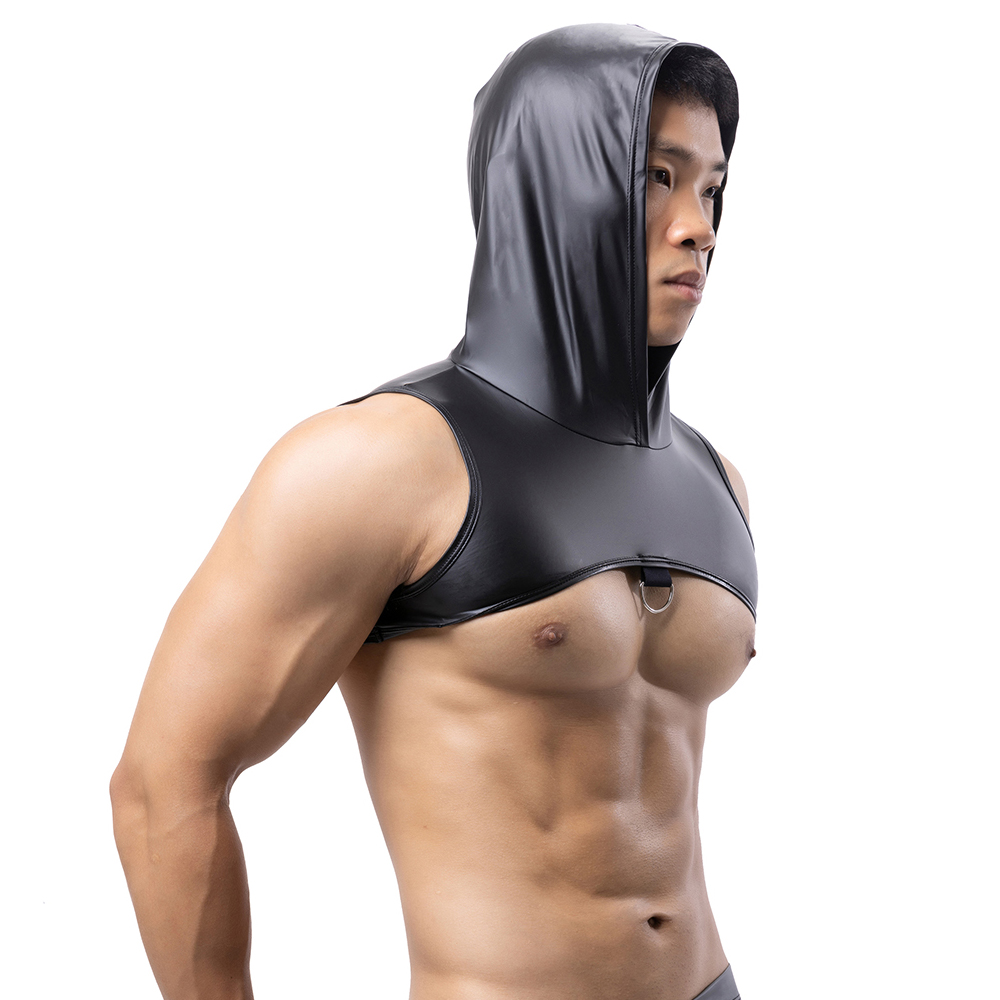 Gymnastic Ring - Canotte fitness da uomo con cappuccio