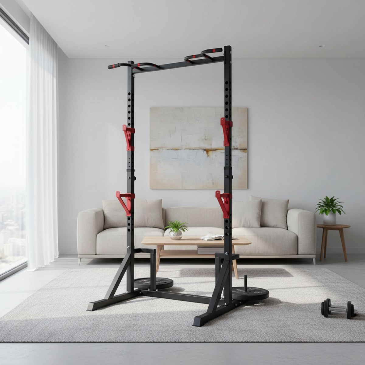 Power Rack Regolabile con Barr - Pull Up Bar recensione e prezzo