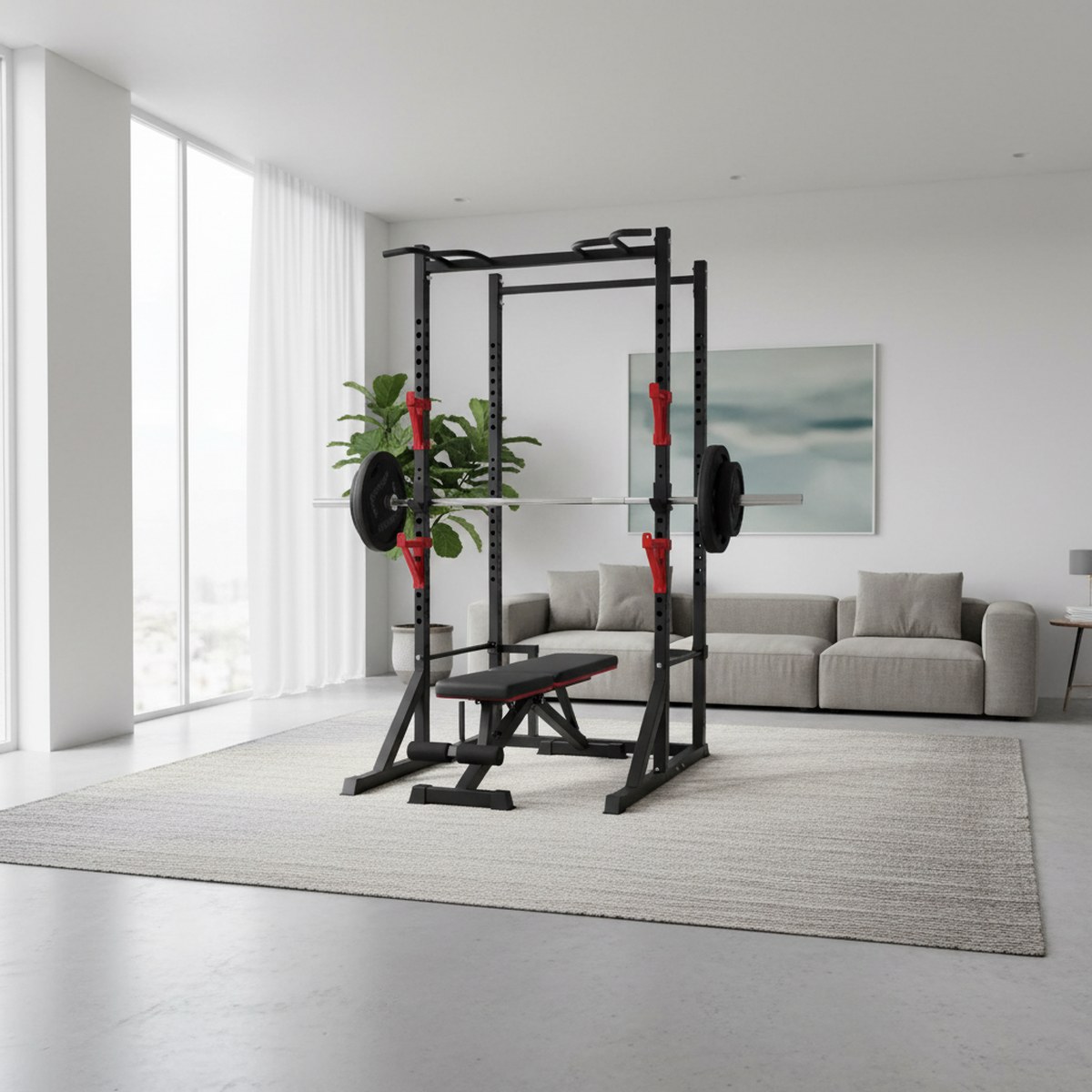 Power Rack Regolabile con Barr - Pull Up Bar recensione e prezzo